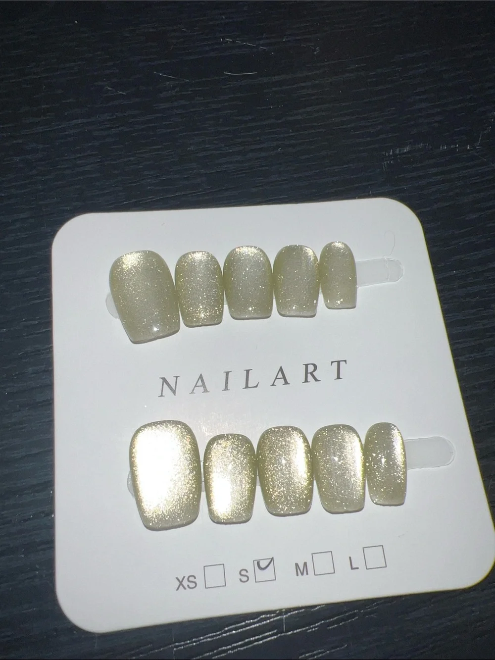 NAILA set glittery